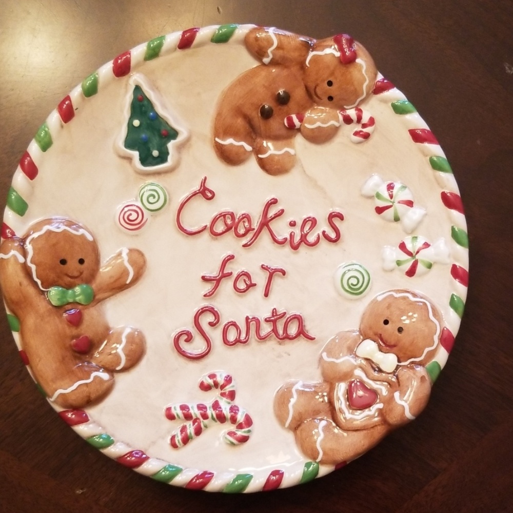 Santa's cookies plate